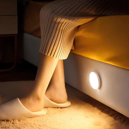 Wireless Motion Sensor Lamp - LumaLight-2-USB-Warm Wit-Nora Luxe