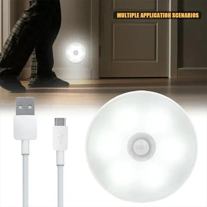 Wireless Motion Sensor Night Light - LumiSense-2-White-Nora Luxe