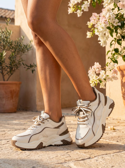 Ladies' Sneakers with High Sole - Cynthia