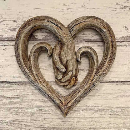 Wooden Heart Wall Decoration - ForeverTouch-Nora Luxe