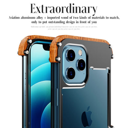 Wooden iPhone Case - Arbori-iPhone 12-Nora Luxe