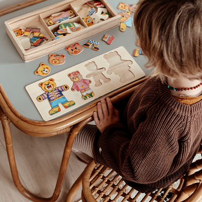 Wooden Puzzle - DressUp Max-Nora Luxe