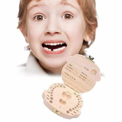 Wooden Tooth Box for Precious Memories - Tooth Treasure (1+1 FREE)-Boy-Nora Luxe