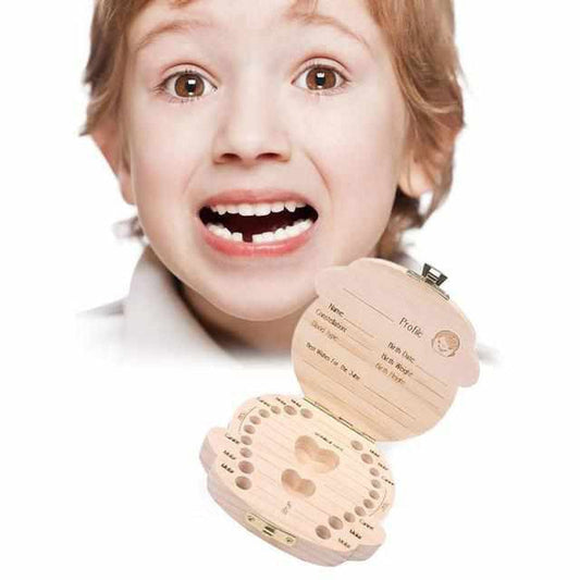 Wooden Tooth Box for Precious Memories - Tooth Treasure (1+1 FREE)-Boy-Nora Luxe