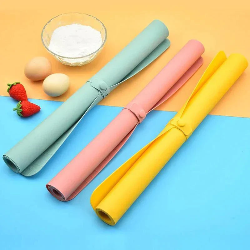 XL Silicone Kitchen Mat - FlexiMat-Green-Nora Luxe