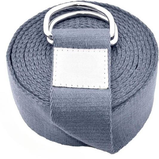 Yoga Band with Adjustable D-Ring Buckle-Pink-70.87 in-Nora Luxe