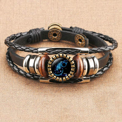 Zodiac Retro Bracelet - Lyra-Aquarius-Nora Luxe