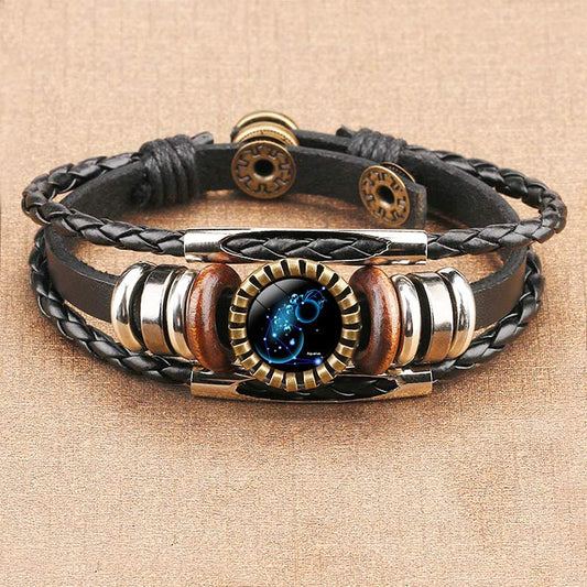 Zodiac Retro Bracelet - Lyra-Aquarius-Nora Luxe